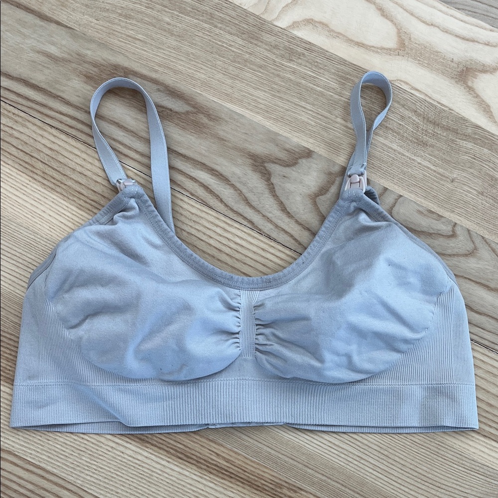 Seamless Light Beige Nursing/Everyday Bra with Adjustable Straps